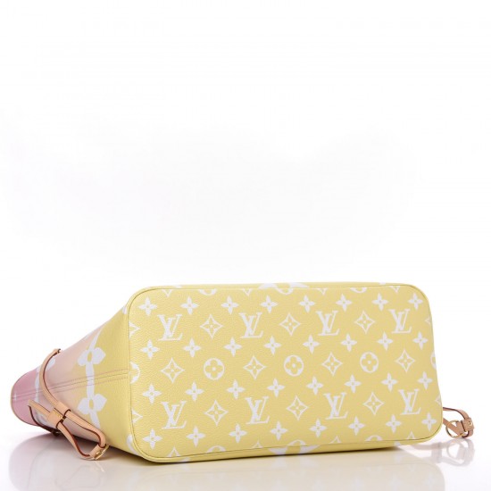 Louis Vuitton LV Monogram Giant By The Pool Neverfull MM Light Pink