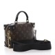 Louis Vuitton LV 1Monogram Petite Malle Souple Black