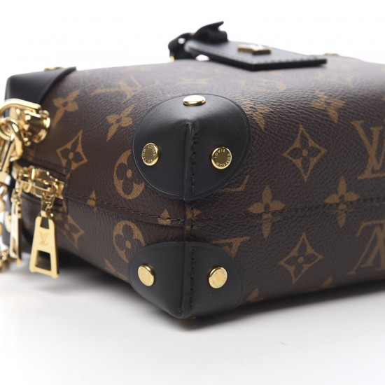 Louis Vuitton LV 1Monogram Petite Malle Souple Black