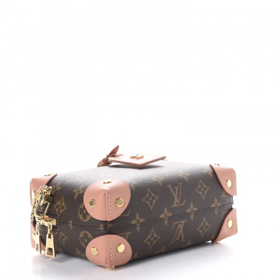 Louis Vuitton LV 1Monogram Petite Malle Souple Peach