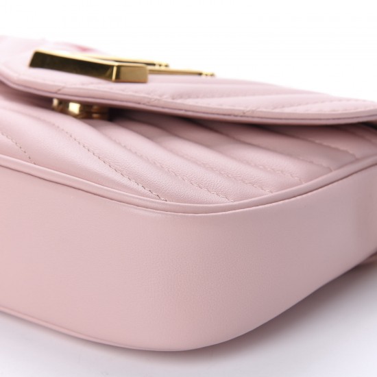 Louis Vuitton LV Calfskin New Wave Multi Pochette Rose Ballerine