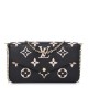 Louis Vuitton LV Felicie Pochette Monogram Empreinte Leather Black/Beige M82479