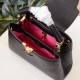 1Louis Vuitton LV Taurillon Capucines BB Black