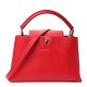 1Louis Vuitton LV Taurillon Capucines BB Rubis