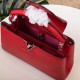 1Louis Vuitton LV Taurillon Capucines BB Rubis