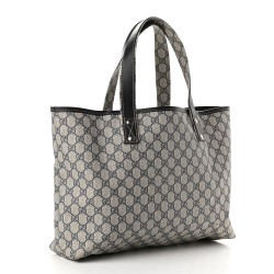 GUCCI GG Plus Monogram Medium Signature Web Loop Tote Navy